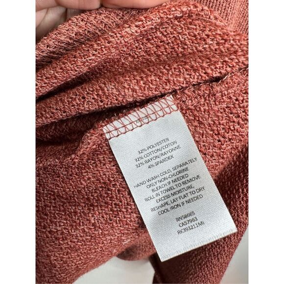 Abound Sweater Womens Open Cardigan Half Sleeve Brown Size XS NWT - Picture 7 of 7